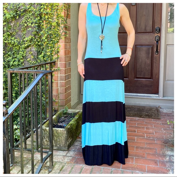 ✨LAST ONE ✨Color block maxi dress - Picture 2 of 7